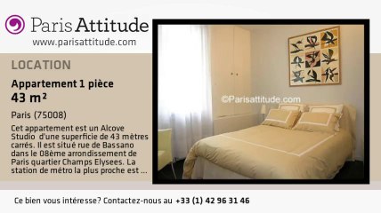 Appartement Alcove Studio à louer - Alma Marceau, Paris - Ref. 3143