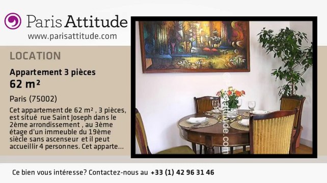 Appartement 2 Chambres à louer - Montorgueil, Paris - Ref. 4668