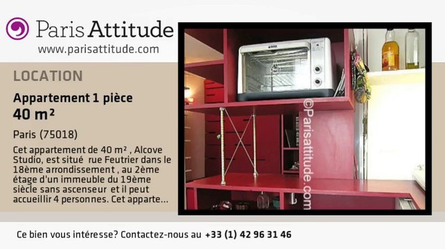 Appartement Alcove Studio à louer - Sacré Cœur, Paris - Ref. 4919