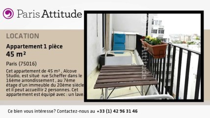 Appartement Alcove Studio à louer - Trocadéro, Paris - Ref. 8416