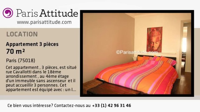 Appartement 2 Chambres à louer - Montmartre, Paris - Ref. 1688