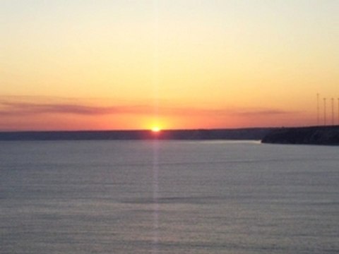 Coucher du soleil sur la Mer Noire