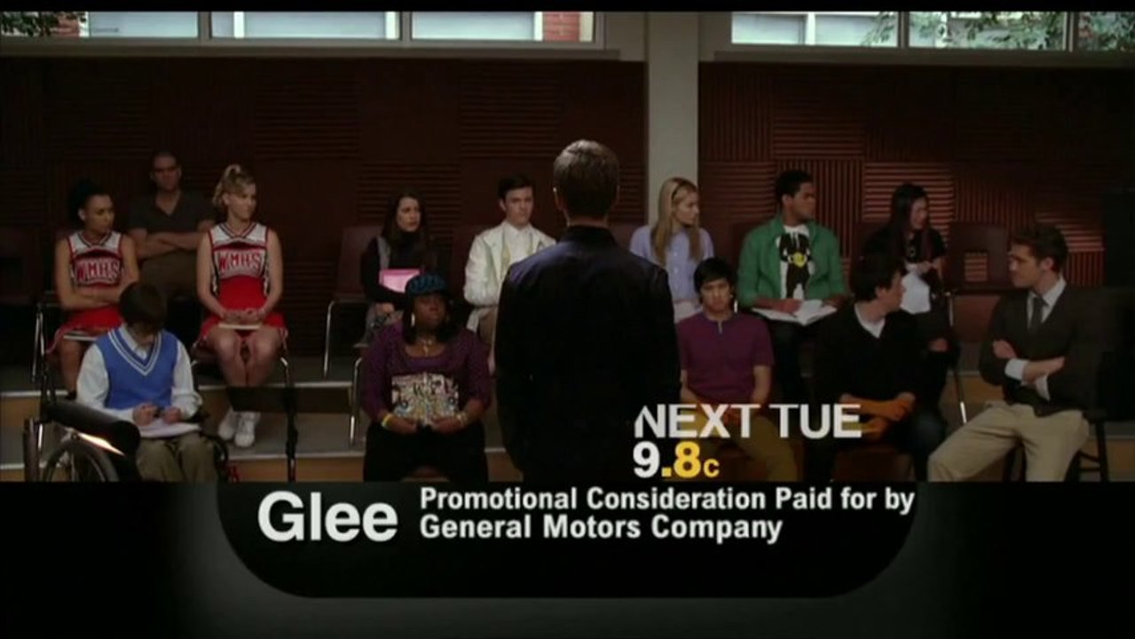 Laryngitis Promo Glee