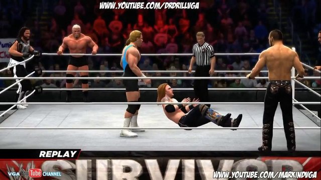 WWE 2K14 nWo Dlc nWo Curt Henning Scott Steiner And Randy Savage Vs 3MB Gameplay