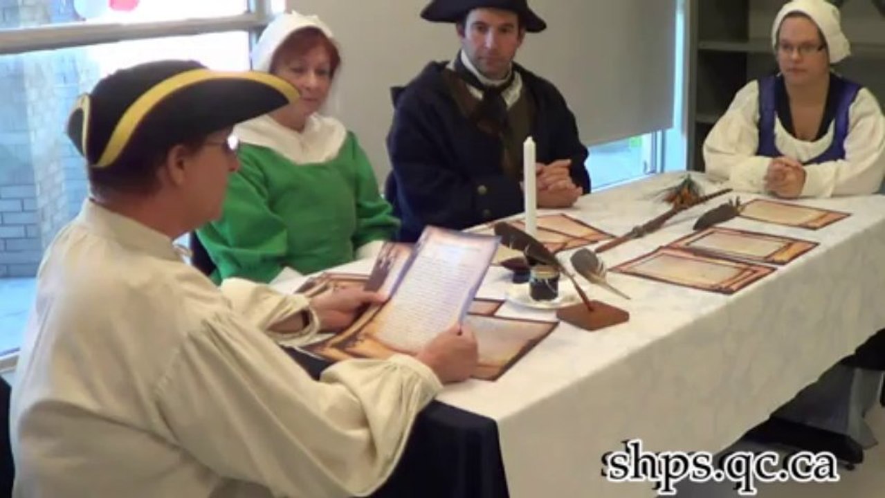 Les filles du  Roy - le mariage de Joseph Isaac Lamy et Marie-Madeleine de Chevrainville dite Lafontaine - LaRPV-tv histoire