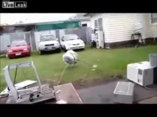 Machine à laver destruction