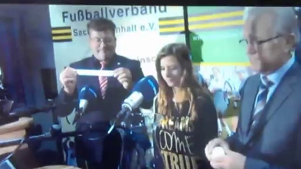 Auslosung Viertelfinale Landespokal 2013/2014 HFC vs. MSV Preussen 90