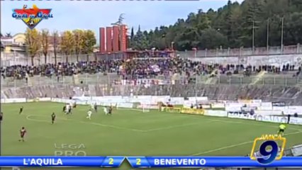 L'Aquila - Benevento 2-2 | Highlights and Goals Prima Divisione Gir.B 12^ Giornata