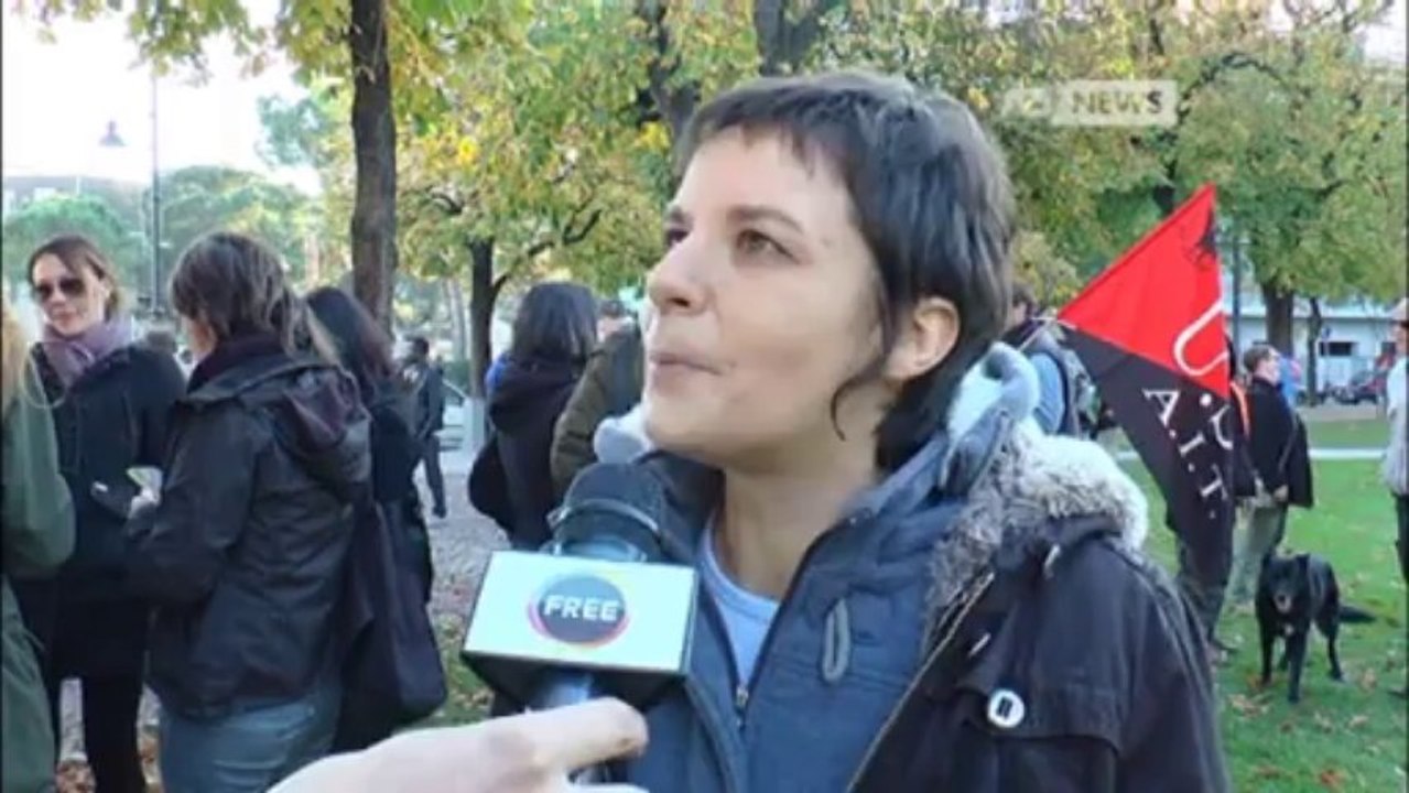 PROTESTA CONTRO IL CIE, CORTEO BLINDATO