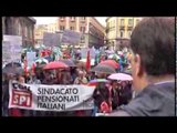 Napoli - Legge stabilità, sciopero sindacati e corteo scuola (15.11.13)