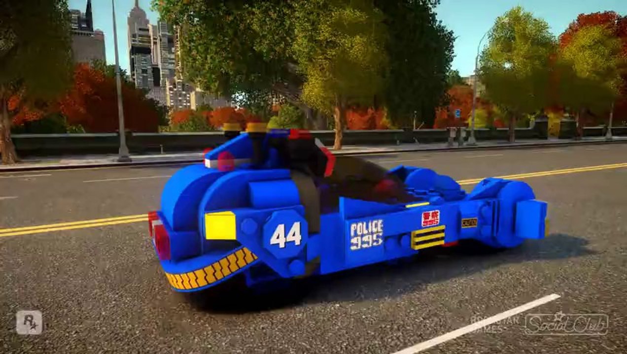 GTA IV HD1080p Lego Blade Runner Police Spinner