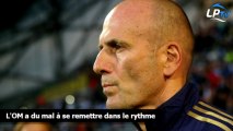 L'OM a du mal à se remettre dans le rythme