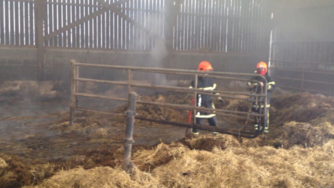 Début d'incendie à Quemperven
