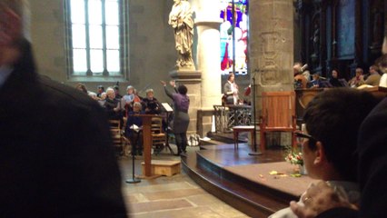 Remise des clefs de l'église