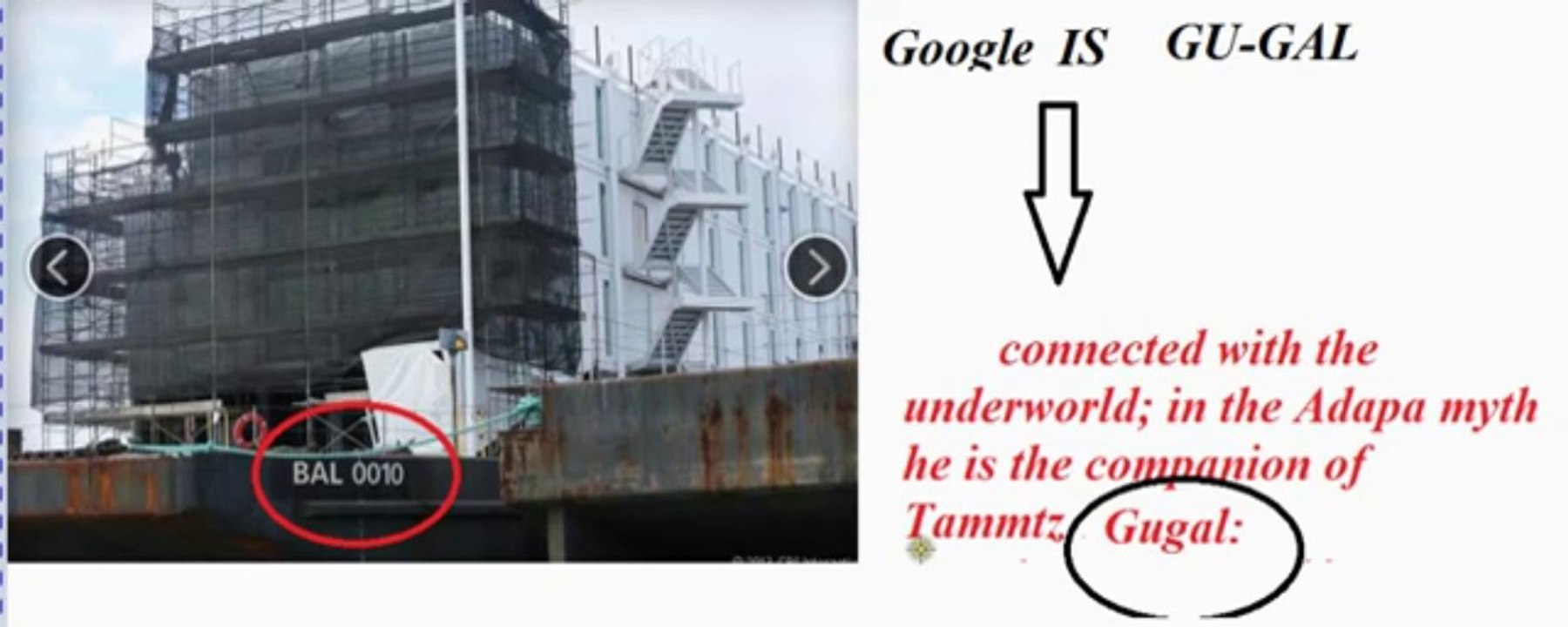 Gu-Gal - Worse Case Scenario For Google Barges (just something to consider) (mirror)