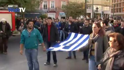 Σε εξέλιξη η πορεία για το Πολυτεχνείο προς την αμερικανική πρεσβεία