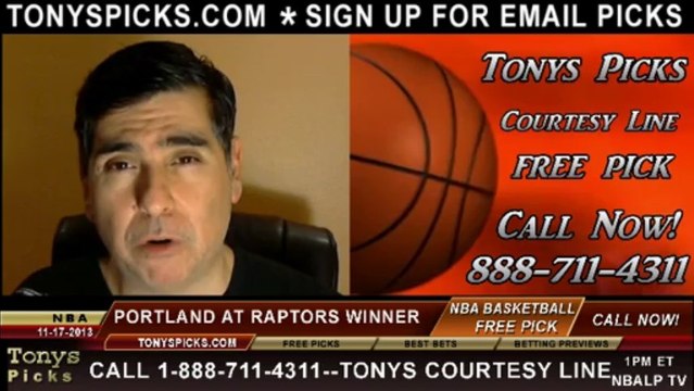 Toronto Raptors vs. Portland Trailblazers Pick Prediction NBA Pro Basketball Odds