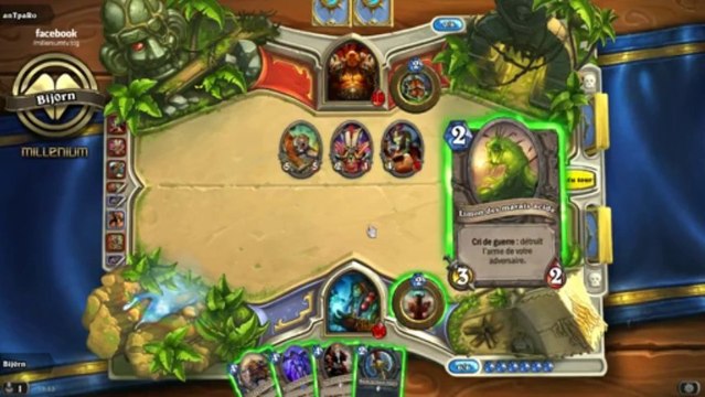 Hearhtstone - Arène avec BiJ0rn : Chaman 5/5 - Duels