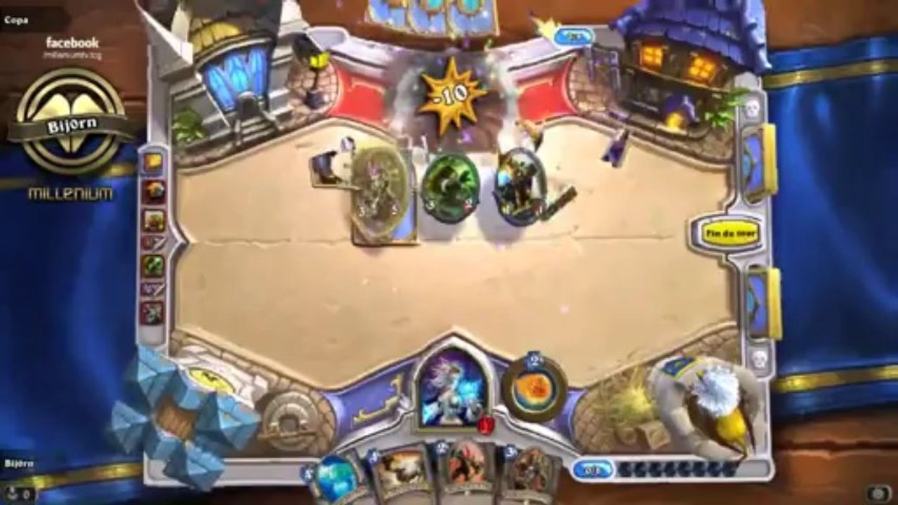 Hearhtstone - Ladder avec BiJ0rn : Deck Mage master 3