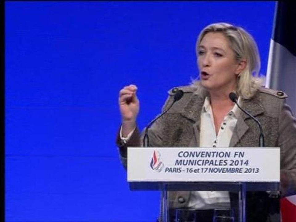 Marine Le Pen: "Plus nombreuses seront nos victoires, plus le système sera paralysé" - 17/11
