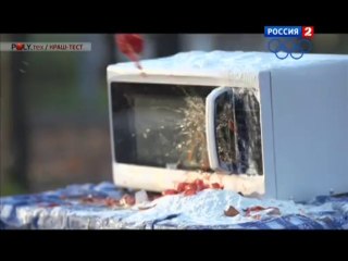 Что будет, если положить гранату в микроволновку?