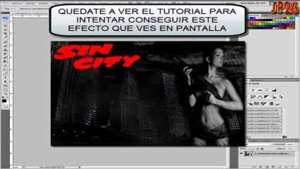 Tutorial Photoshop Efecto Sin City