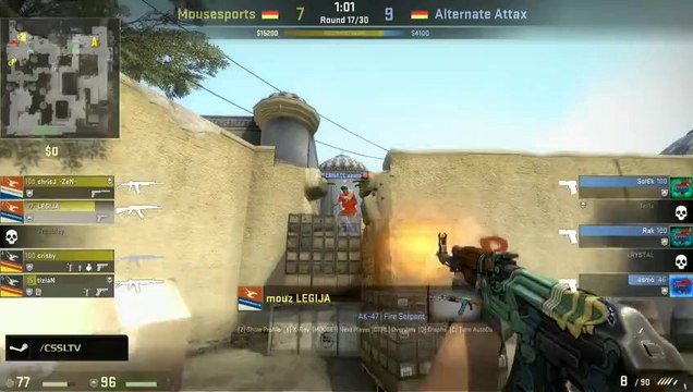 StarSeries S8 - Alternate vs. Mouz map dust2