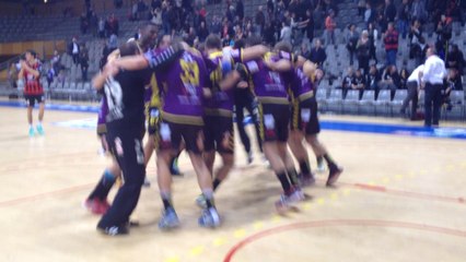 La joie des handballeurs cherbourgeois