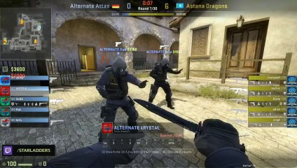 StarSeries S8 Astana Dragons vs. Alternate Attax map inferno