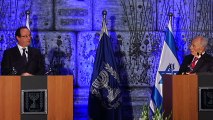 Point de presse avec M. Shimon Peres, Président de l’État d’Israël, à Jérusalem