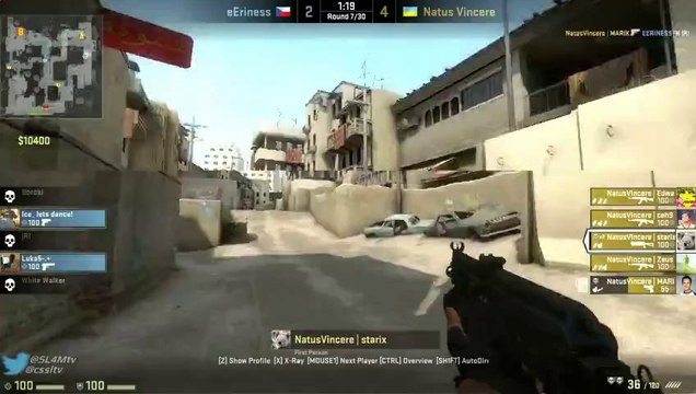 Prague Challenge Group A - Na`Vi vs. eEriness @ dust2