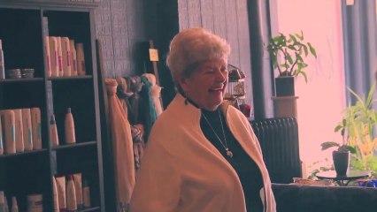 haircut long to pixie cut on blonde