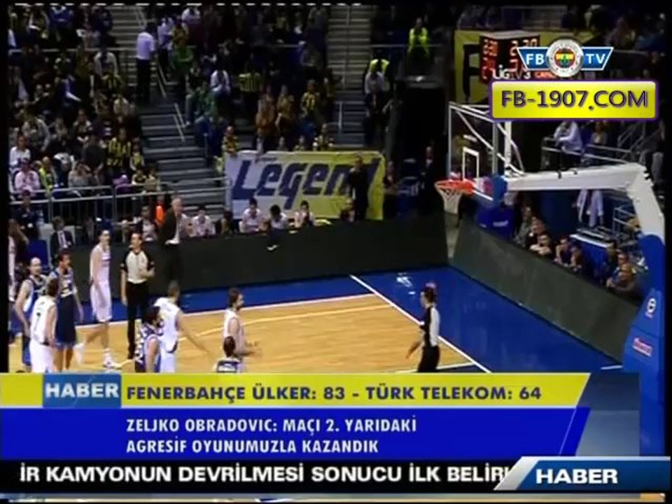 16 Kasım 2013 BBL Fenerbahçe Ülker Türk Telekom Maçı Sonrası Basın Toplantıları