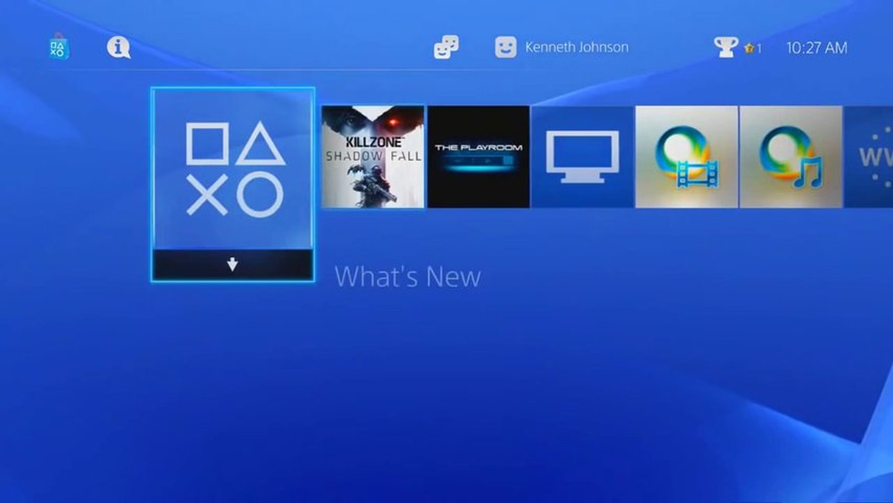 Playstation 4 User Interface, XMB & Settings