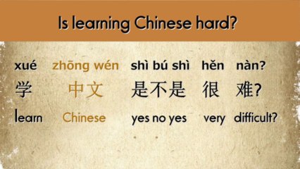 Learn How To Say The Noun "Chinese" in Chinese