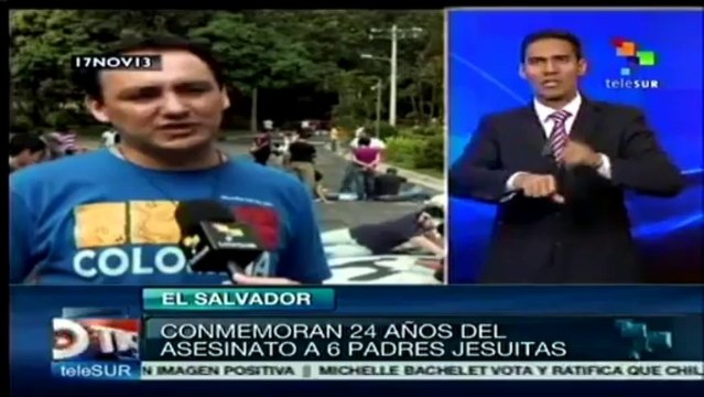 Se conmemoran 24 años del asesinato de 6 jesuitas en El Salvador