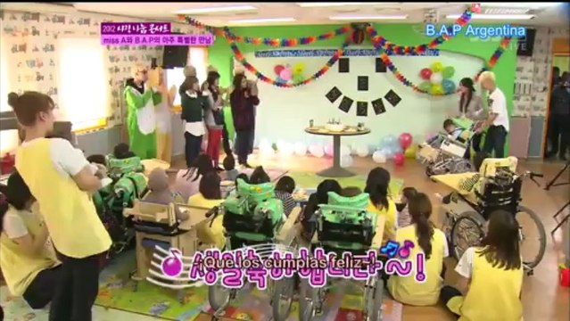 [ESP] [121111] B.A.P & miss A ~ Very Special Meeting @Love Sharing Concert