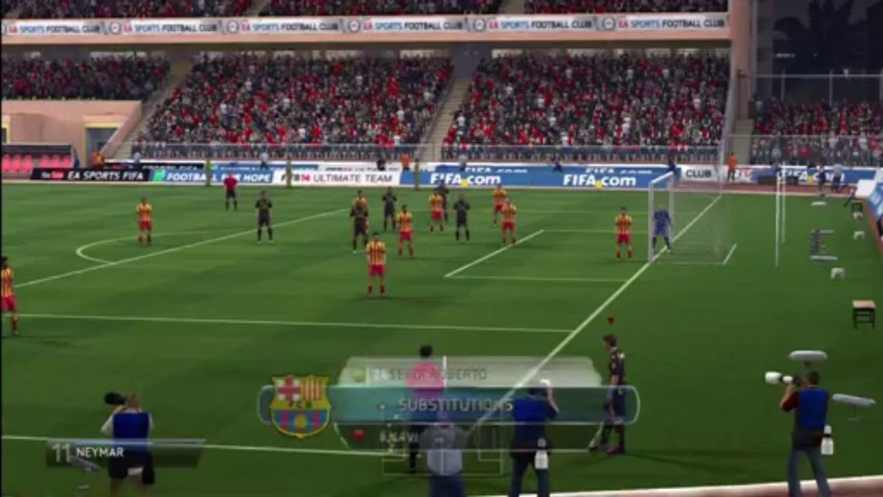Xbox 360 - Fifa 14 - Ultimate Team - Gold Challenge - Final vs Barcelona