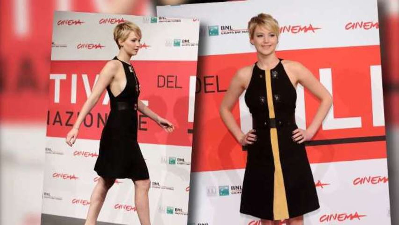 Jennifer Lawrence in Rome for Premiere