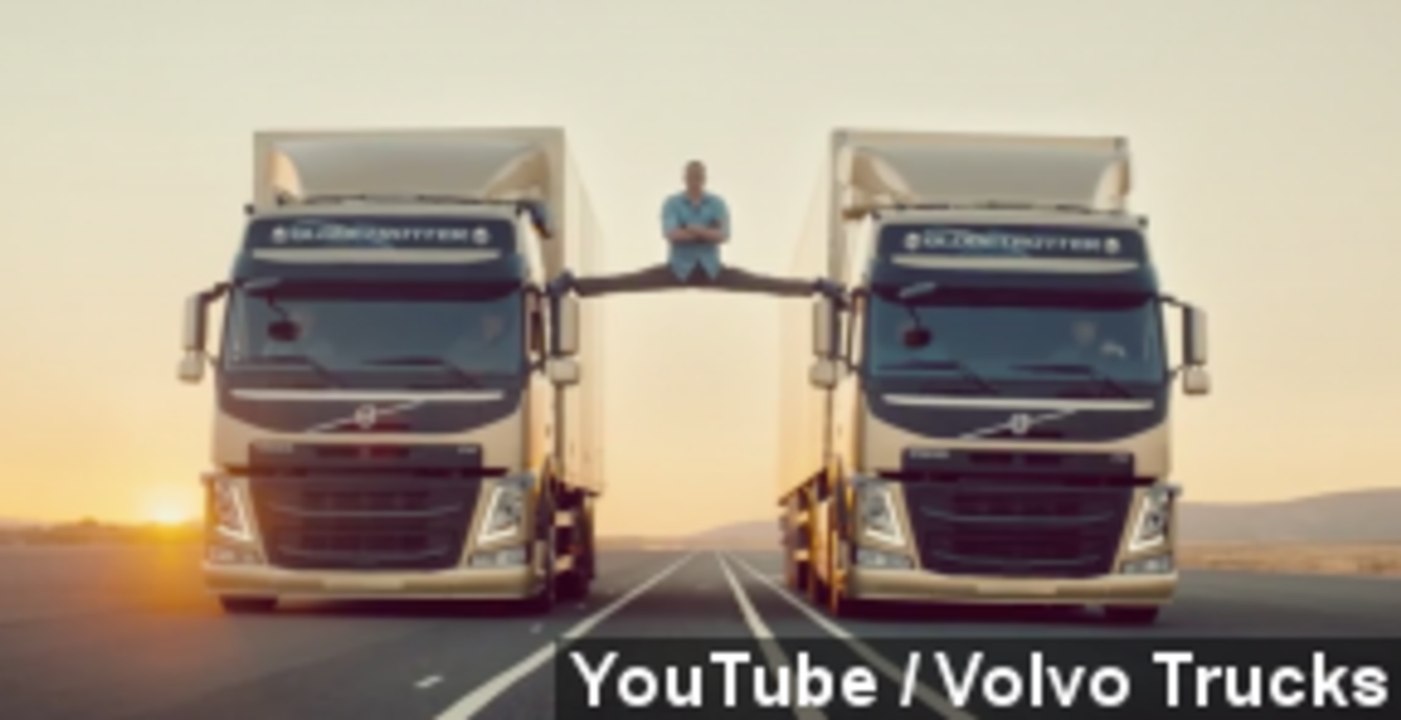 Jean-Claude Van Damme Does 'Epic Split' Between Two Trucks