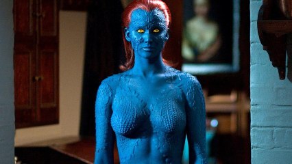 Jennifer Lawrence Looks Hot Blue in X-Men First Class
