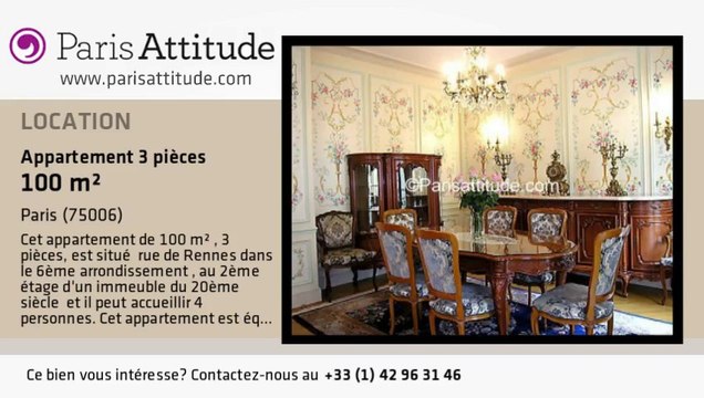 Appartement 2 Chambres à louer - St Germain, Paris - Ref. 7416