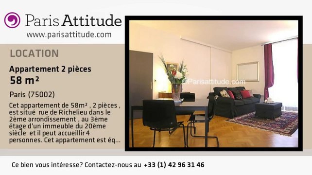 Appartement 1 Chambre à louer - Bourse, Paris - Ref. 4966