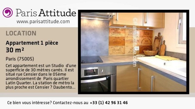 Appartement Studio à louer - Place Monge, Paris - Ref. 5009