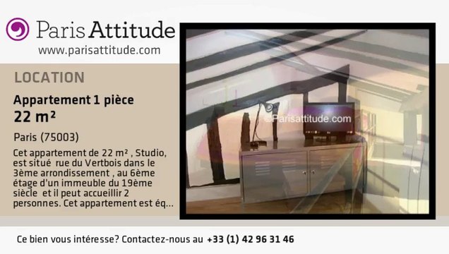 Appartement Studio à louer - Arts et Métier, Paris - Ref. 6887