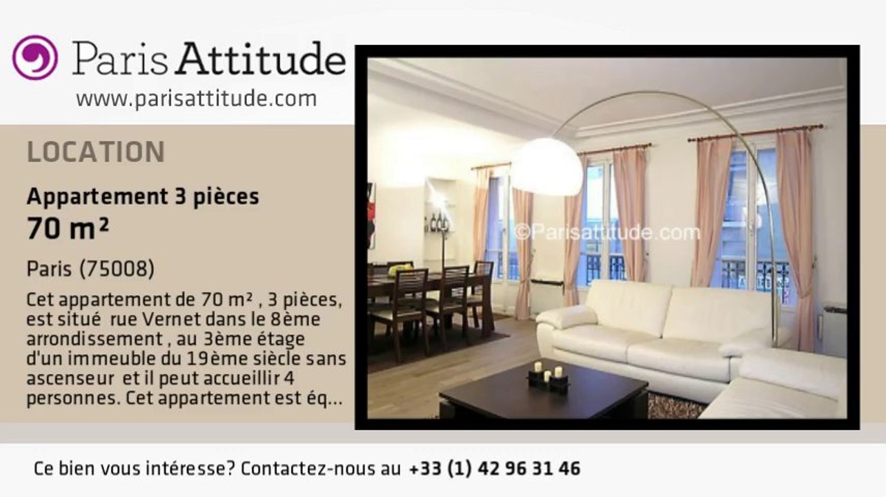Appartement 2 Chambres à louer - Arc de Triomphe, Paris - Ref. 2399