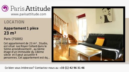 Appartement Studio à louer - Panthéon/Sorbonne, Paris - Ref. 7994