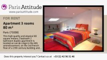 2 Bedroom Duplex for rent - St-Lazare, Paris - Ref. 479