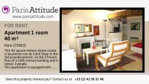 Alcove Studio Apartment for rent - Temple, Paris - Ref. 543