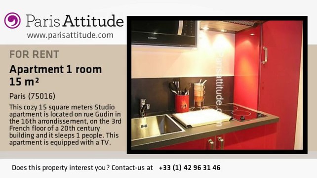 Studio Apartment for rent - Porte de St Cloud, Paris - Ref. 4186